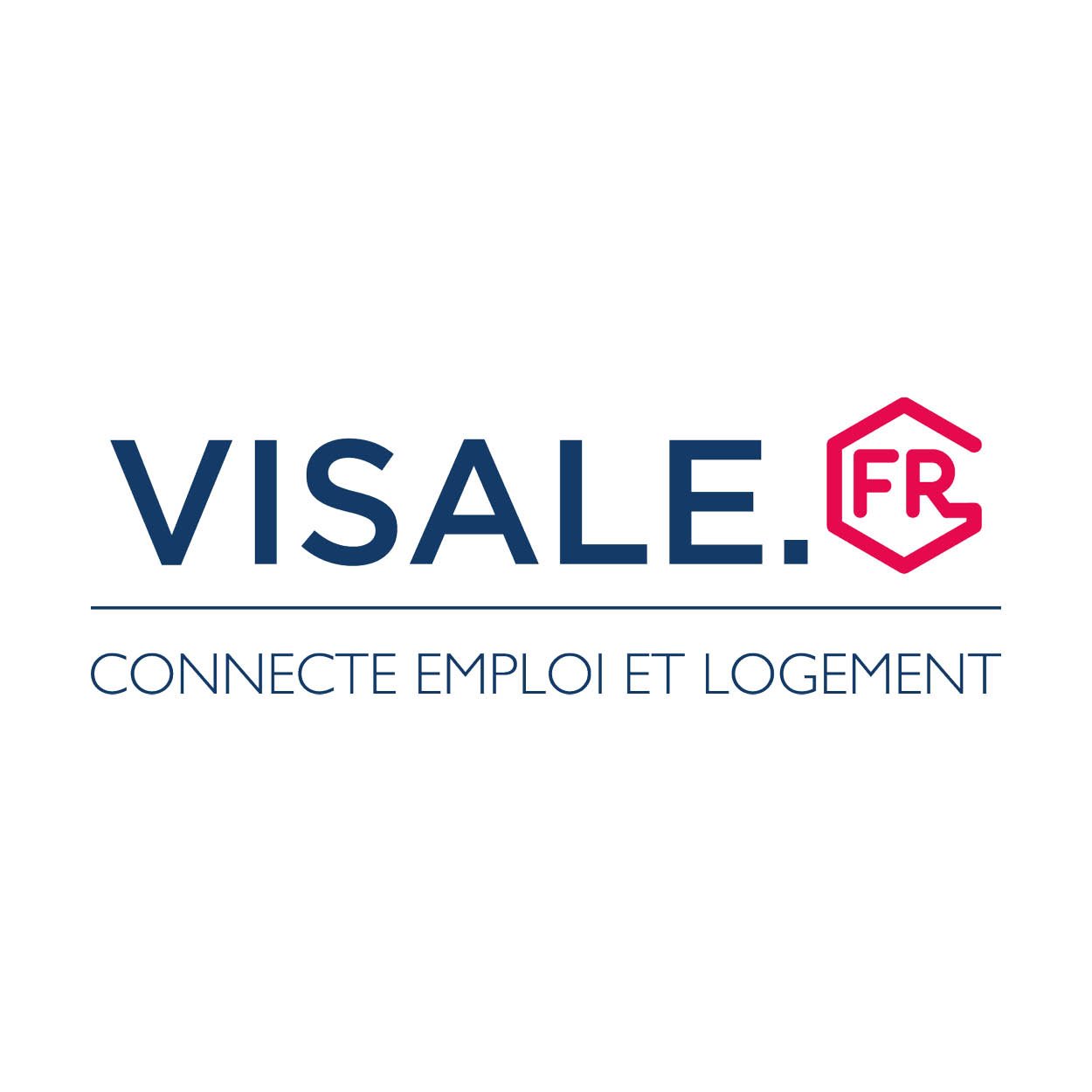 Logo VISALE &quot;connecte emploi et logement&quot;