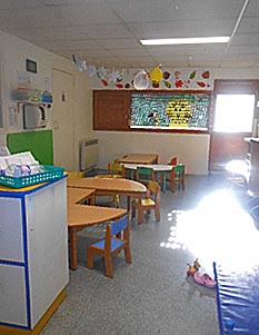 Espace jeux à la crèche La Capucine