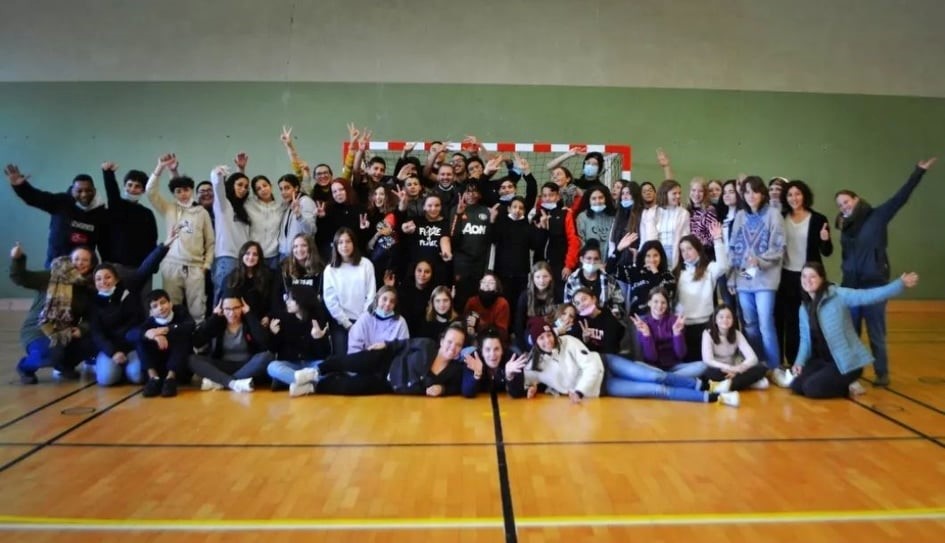 Photo de groupe au réseau jeunes de l&#039;Ain