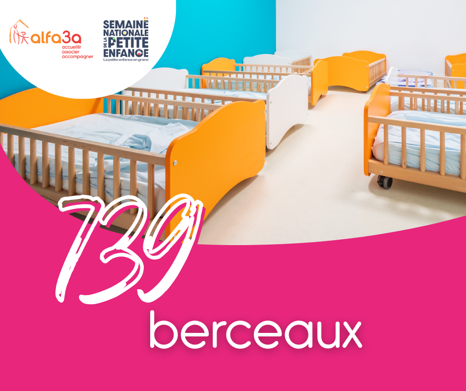 739 berceaux disponibles dans structures