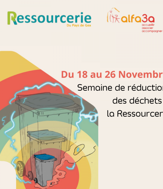 Semaine de réduction des déchets à la Ressourcerie 