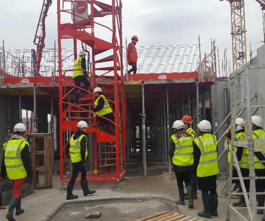 Entreprise de travail temporaire d'insertion Chantier hôpital belley