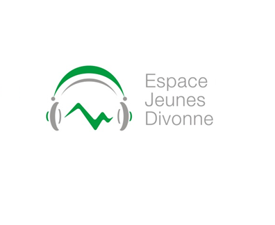 Logo représentant un casque gris et vert au centre duquel une onde passe d’un bout à l’autre du casque.