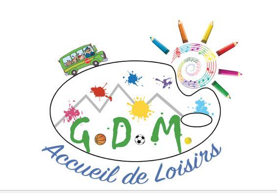 Logo représentant des ballons, un bus, des crayons