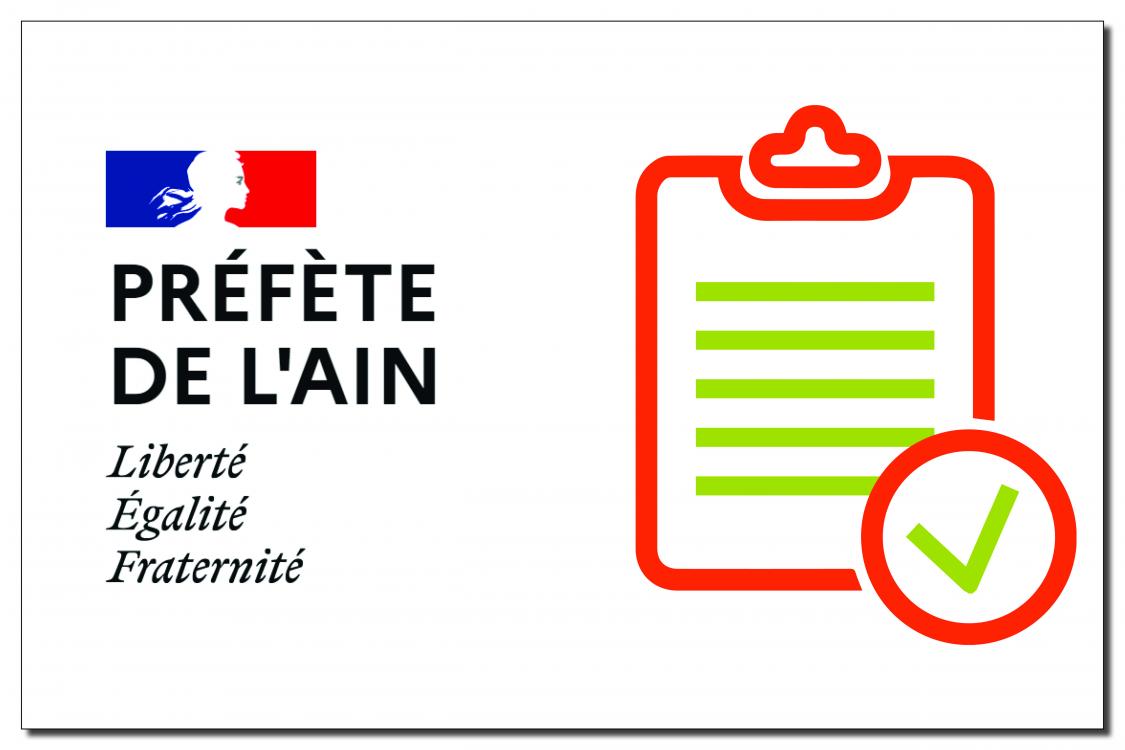 Logo de la préfecture de l'Ain 