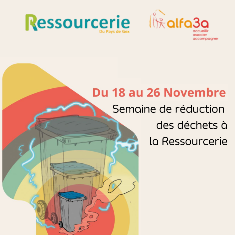 Semaine de réduction des déchets à la Ressourcerie 