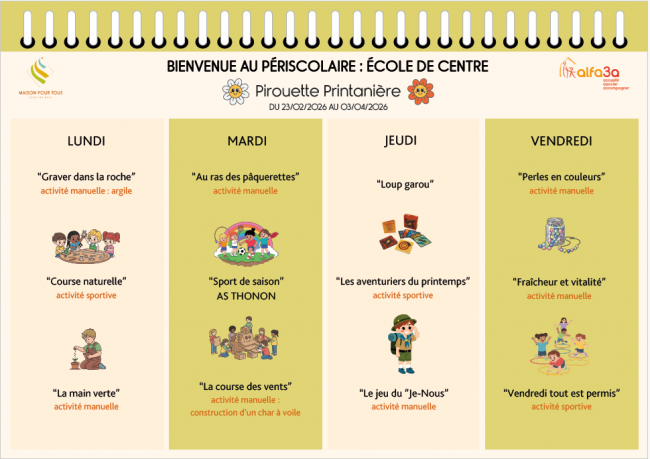 PROGRAMMES PÉRISCOLAIRE
